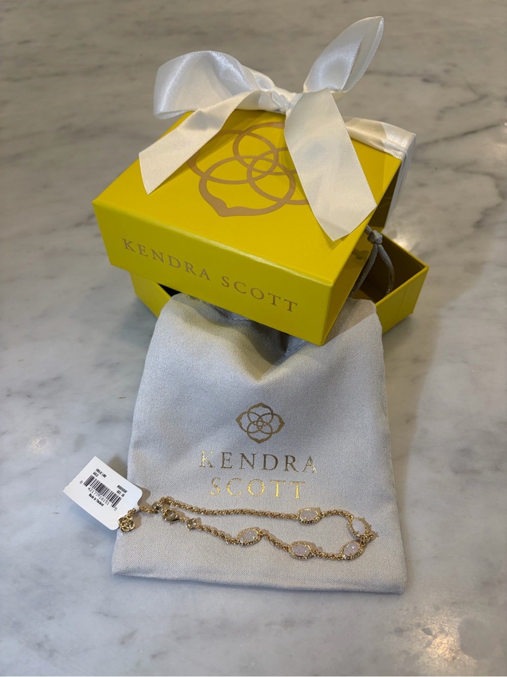 Emilie Link Gold Iridescent Bracelet